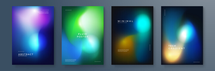 Elegant Abstract and Minimal Gradient Poster. Perfect for modern tech themes, minimalistic art, and creative backgrounds in digital projects