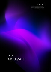 Obraz premium Colorful Abstract Blurred Gradient Background with Text Overlay