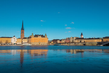 Spring on the streets of Stockholm, Sweden