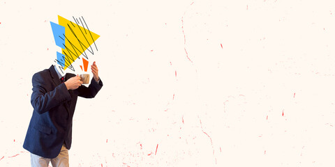 Colored Headless Business People