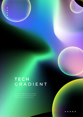 Colorful Abstract Background with Fluid Gradient Design. Vibrant abstract flowing gradients in various colors. Ideal for creative design projects, presentations, and digital art