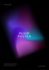 Vibrant Abstract Tech Gradient on Dark Background