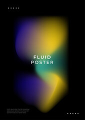 Vibrant Abstract Tech Gradient on Dark Background