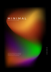 Abstract Fluid Gradient Poster with Vibrant Colors. Abstract fluid poster design featuring vibrant gradients. Perfect for modern backgrounds, digital art, and creative projects