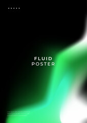 Vibrant Tech Gradient with Neon Light Waves. A vibrant gradient with neon colors blending smoothly on a dark background. Ideal for tech and design projects requiring a modern abstract look