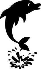 Dolphin Clip Art, Dolphin Wall Decor, Ocean Animal Svg, Sea Animals Svg, Dolphin Vector, Dolphin Cut File, Dolphin Love, Dolphin Svg Bundle
