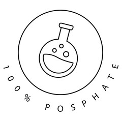 Pure Phosphate Element Science Vector Icon Design