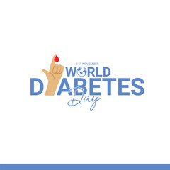 World Diabetes Day. November 14, vector logotype icon. abstract Vector illustration, World diabetic awareness day, World Diabetes Day, Diabetes Vector, Vector Illustration of World Diabetes Day, 