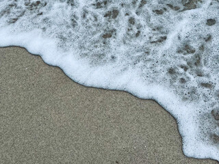waves on the beach