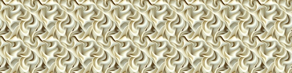 Obraz premium Abstract creamy swirl seamless pattern background with fluid art texture