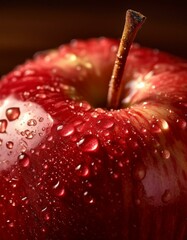 Close-up de una manzana