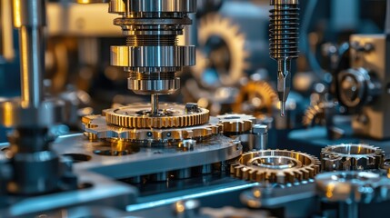 Precision Machinery in Watchmaking Workshop Setting