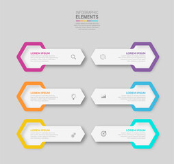 Steps infographic Concept design