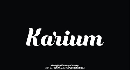 Modern Elegant Serif Alphabet Font for Fashion Brand
