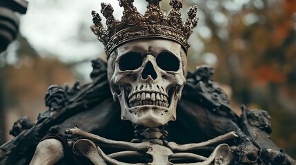 crowned skull