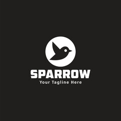 this is a sparrow birds and letter logo design for your company