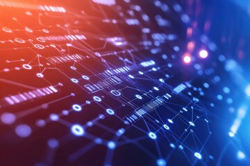 Exploring the intricacies of digital networks through vibrant visual representations