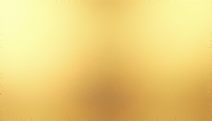 Obraz premium Smooth brushed golden background with a soft glow, copy space