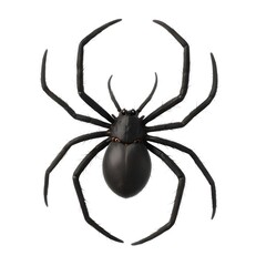 Obraz premium A large black spider with long legs and a bulbous body