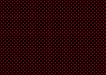 red dot pattern with black background