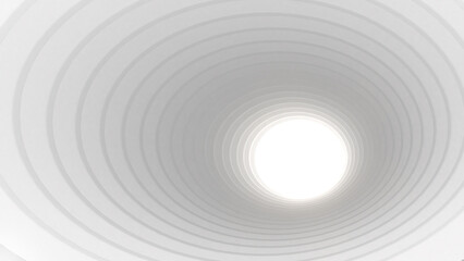 Abstract background white arch structure,3D rendering