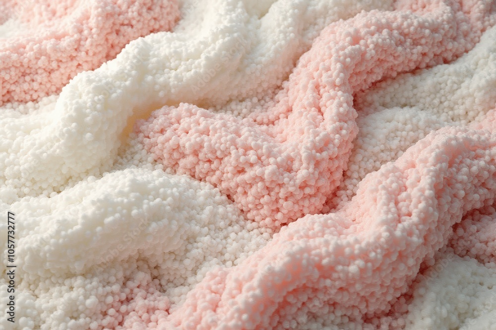 Sticker soft textured abstract background with pink and white curves for creative design concepts.
