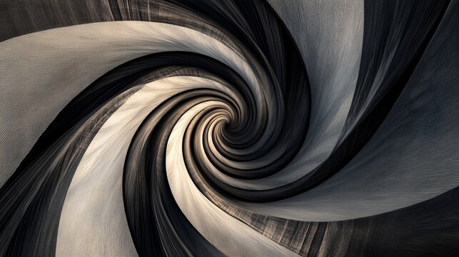 Abstract swirling vortex creating a mesmerizing visual illusion