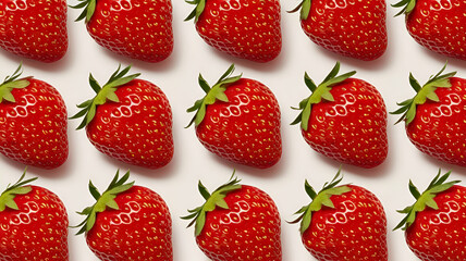 strawberry isolated on white