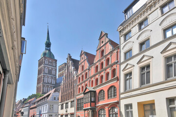Gothic St. Nicholas Church the oldest church of the Hanseatic city of Stralsund in Germany