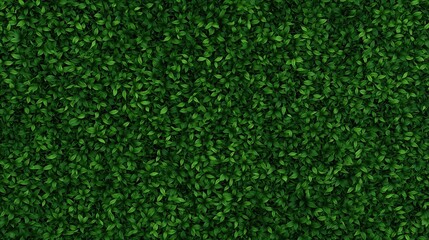 Fototapeta premium Green background with lots of green leaves. The leaves are very close together and the background is very dark