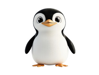 Obraz premium Cute Cartoon Penguin Character 3D Rendering