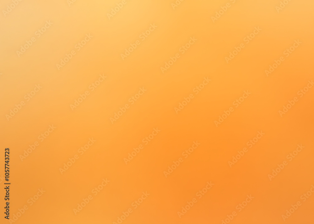 Aufkleber Soft orange hue in a defocused abstract photo features smooth lines with a matching pantone color background and subtle texture.