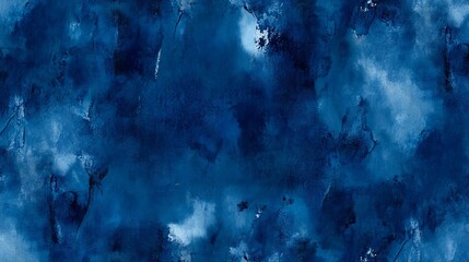 Obraz premium Ideal for fabric or wallpaper, this pattern exudes a timeless indigo charm.