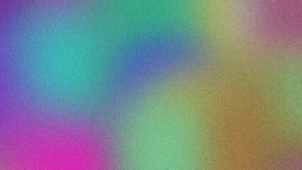 Artistic Gradient Poster with Smooth Fluid Shapes and Grainy Texture