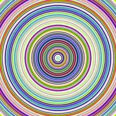 vivid concentric circles share a single center creating a nearly hypnotic optical effect