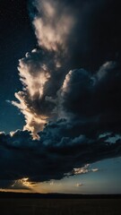 Obraz premium sky, sunset, clouds, cloud, sun, nature, sunrise, blue, orange, sea, evening, red, light, ocean, color, dramatic, landscape, beautiful, dusk, sunlight, weather, water, beauty, summer, yellow