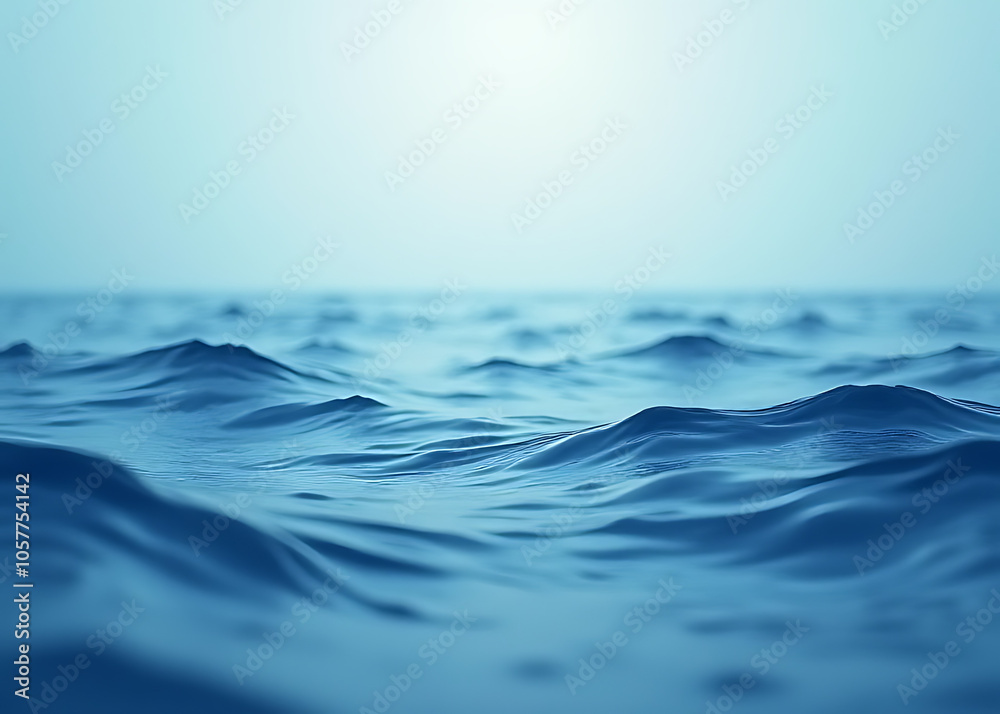Poster A soothing abstract wave pattern forms a calming visual background on the screen.