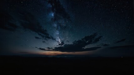 Naklejka premium Sky, Clouds, Sunset, Air, Oxygen, Sun, Stars