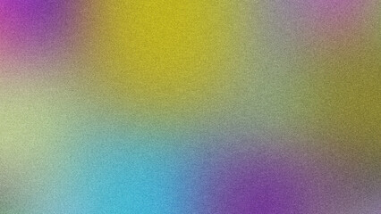 Artistic Gradient Poster with Smooth Fluid Shapes and Grainy Texture
