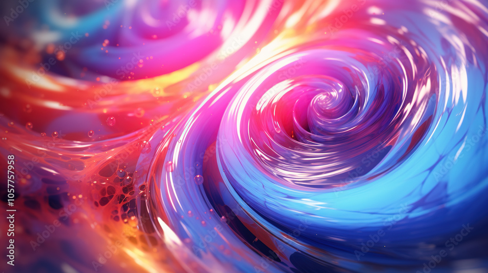 Fototapete abstract background with swirl of colors twisting in motion in vivid color vortex