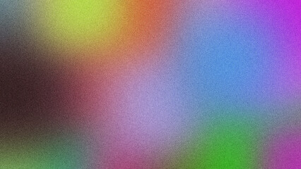 Artistic Gradient Poster with Smooth Fluid Shapes and Grainy Texture
