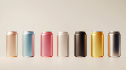 Fototapeta premium cans