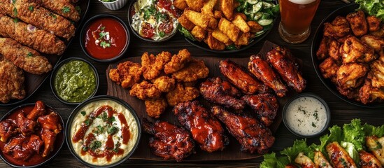 The perfect combination of sports and gourmet food made for an unforgettable gathering.