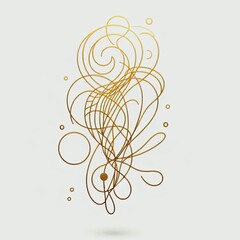 Decorative Composition in the Style of Exquisite Minimalism