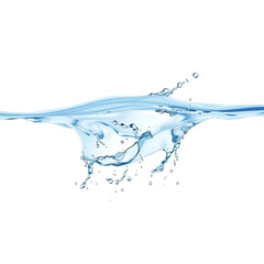 Obraz premium water vector illustration, white background 