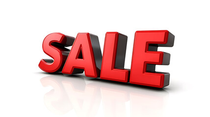Red "SALE" Sign for Black Friday Deals
