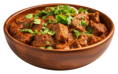 Fototapeta premium PNG Rogan Josh spicy meal dish.