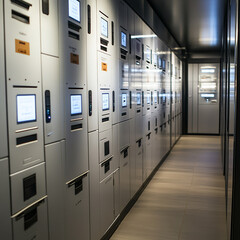 safe deposit box with lock