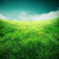 Fototapeta premium green grass field background