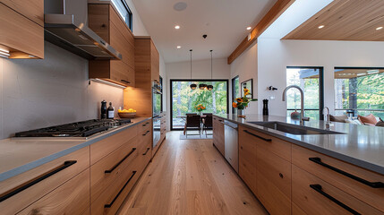 interior of a modern kitchen